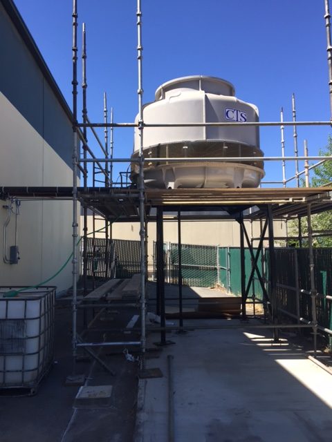 Water treatment and cooling infrastructure